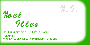 noel illes business card